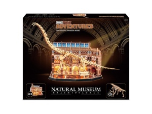 Revell Modele Functionale Din Lemn Pentru Asamblare Tiny Adventures - Natural Museum Brachiosaurus Sk Rev00619 - Img 3