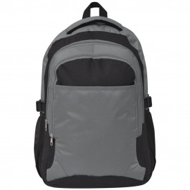 Rucsac pentru școală, 40 L, negru și gri - Img 2