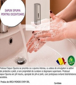 Sapun Spuma pentru Dozatoare, ARCA LUX, BIDON 5 L