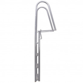Scară amdocare/piscină cu 4 trepte, aluminiu, 170 cm - Img 3