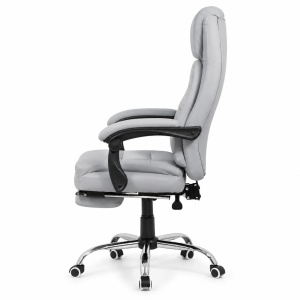 Scaun directorial OFF 425, piele ecologica, suport picioare, a-sincron, 120 kg - Img 3