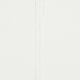 Scaune de bucătărie 2 buc piele artificială 43x55x100 cm, alb - Img 7