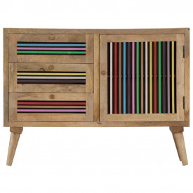 Servantă, 100x30x75 cm, lemn masiv de mango - Img 2