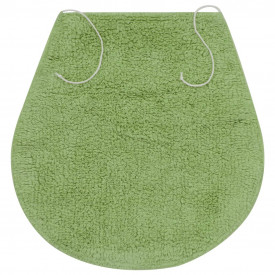 Set covorașe baie, 3 piese, verde, textil - Img 4