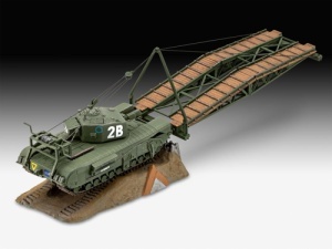 Set Macheta Revell Vehicul Militar Churchill A.V.R.E. Scara 1:76 Rev63297 - Img 2