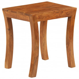 Set mese suprapuse,3 piese,lemn masiv acacia, 50x35x50 cm, maro - Img 8