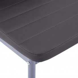 Set mobilier de bucătărie, 5 piese, gri - Img 12