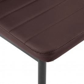 Set mobilier de bucătărie, 5 piese, maro - Img 11