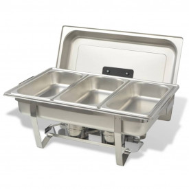 Set vase încălzire mâncare, 3 piese, oțel inoxidabil - Img 8