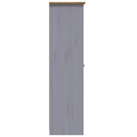 Șifonier cu 3 uși, gri, 118 x 50 x 171,5 cm, pin gama Panama - Img 6