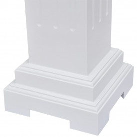 Suport plante în formă de pilon clasic pătrat, MDF - Img 5