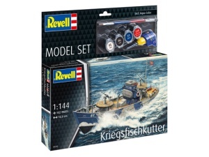 Vapor Revell Model Set Kfk Kriegsfischkutter Scara 1:144 Rev65242 - Img 2