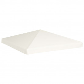 vidaXL Acoperiș pentru pavilion, 310 g/m² 3 x 3 m, alb crem - Img 2