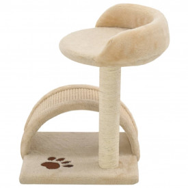 vidaXL Ansamblu pisici cu stâlpi funie sisal 40 cm, bej și maro - Img 3