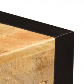 vidaXL Birou cu 2 sertare, 110 x 50 x 77 cm, lemn masiv de mango - Img 7