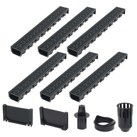 vidaXL Canale de drenaj, 6 buc., plastic, 6 m - Img 6