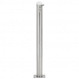 vidaXL Coloană de apă de grădină, 95 cm, oțel inoxidabil, rotund - Img 4