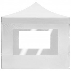 vidaXL Cort de petrecere pliabil cu pereți, alb, 4,5 x 3 m, aluminiu - Img 7