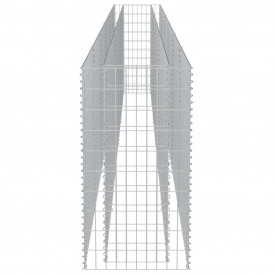 vidaXL Gabion jardinieră din oțel galvanizat, 540 x 50 x 100 cm - Img 5