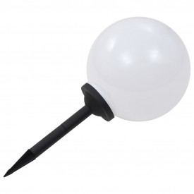 vidaXL Lămpi solare de exterior cu LED, 2 buc, 30 cm, RGB, sferic - Img 7