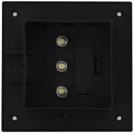vidaXL Lămpi solare de exterior cu LED, 6 buc, negru, 12 cm, pătrat - Img 8