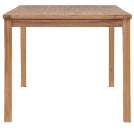 vidaXL Masă bucătărie de exterior 150x90x77 cm lemn masiv de tec - Img 3