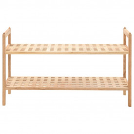 vidaXL Pantofar din lemn solid de nuc, 69 x 26 x 40 cm - Img 2