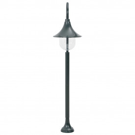 vidaXL Stâlp iluminat grădină, verde închis, 120 cm, aluminiu, E27 - Img 3