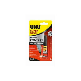 Adeziv instant cianoacrilat UHU Super Glue Control, 3g - Img 2