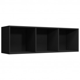 Bibliotecă/Comodă TV, negru, 36 x 30 x 114 cm, PAL - Img 8