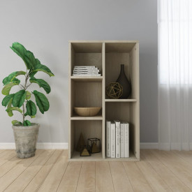 Bibliotecă/Servantă, stejar Sonoma, 45 x 25 x 80 cm, PAL