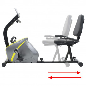 Bicicletă fitness magnetică orizontală cu măsurare puls - Img 6