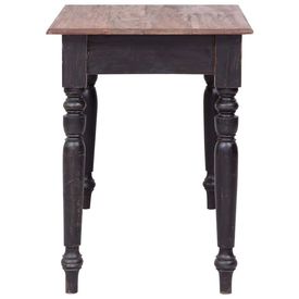 Birou cu 3 sertare, 117 x 57 x 75 cm, lemn masiv de mahon - Img 2