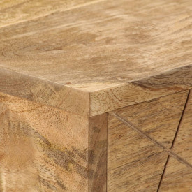 Birou de scris cu sertare, 110x50x76 cm, lemn masiv de mango - Img 6