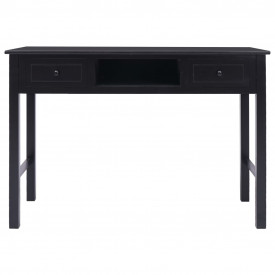 Birou de scris, negru, 110 x 45 x 76 cm, lemn - Img 4