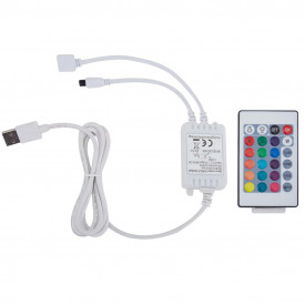 Cadru de pat cu LED, gri, 90 x 200 cm, piele artificială - Img 8