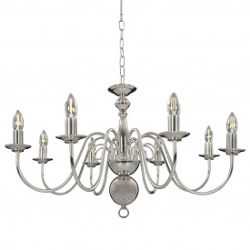 Candelabru, argintiu, 8 becuri E14 - Img 2