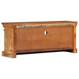 Comodă TV, 110x30x45 cm, lemn masiv reciclat - Img 6