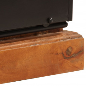 Comodă TV, 110x30x45 cm, lemn masiv reciclat - Img 10