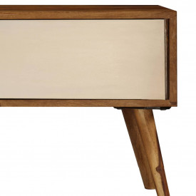 Comodă TV, 140x50x35 cm, lemn masiv de palisandru - Img 5