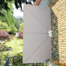 Copertină pliabilă de grădină 300 x 150 cm crem - Img 4