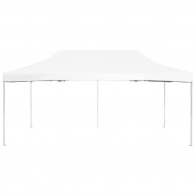 Cort de petrecere pliabil profesional, alb, 6 x 3 m, aluminiu - Img 3