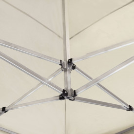Cort de petrecere pliabil profesional, crem, 6 x 3 m, aluminiu - Img 7