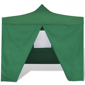 Cort pliabil 4 pereți 3 x 3 m Verde - Img 2