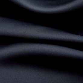 Draperie opacă cu inele metalice, negru, 290 x 245 cm - Img 2