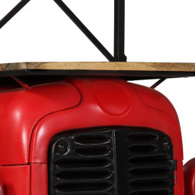 Dulap vinuri design tractor 49x32x183cm lemn masiv de mango - Img 8