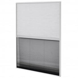 Ecran insecte pentru ferestre, cu umbrar, aluminiu, 60x80 cm - Img 2