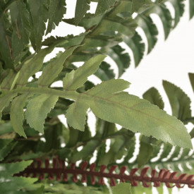 Ferigă artificială cu ghiveci, 50 cm, verde - Img 2