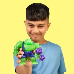 Figurina Goo Jit Zu Meteor Madness S13 Hero Pack Rock Jaw Goj43013A-43017 - Img 4