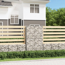 Gabion cu capace din sârmă galvanizată 150 x 100 x 30 cm